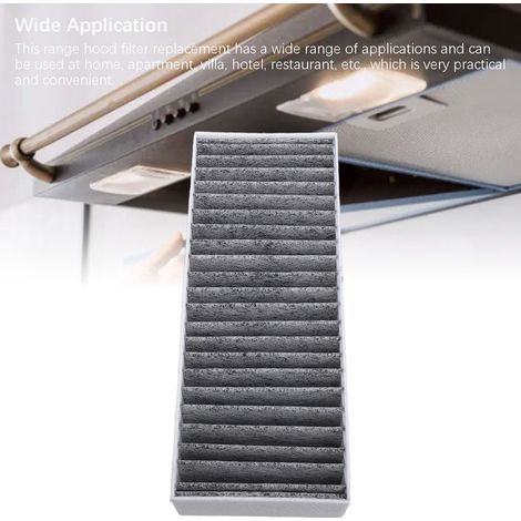 Ortviai Filtre pour hotte aspirante au charbon actif – 4 pièces, compatible avec Bosch HEZ9VRCR0 et Siemens 17004796 (1/4)
