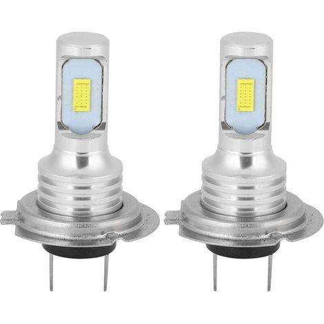 Nebelscheinwerferlampen, 2 Stück, 80 W, 6000 K, Universal, H7, LED, für PKW, weißes Nebellicht, 12–24 V DC