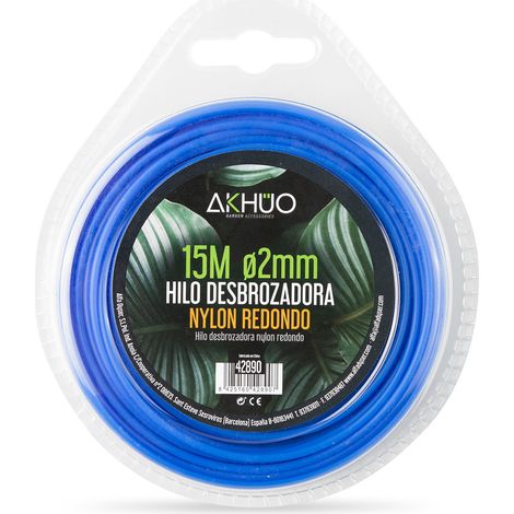 Filo per decespugliatore in nylon Akhuo 2,0 mm 15 m