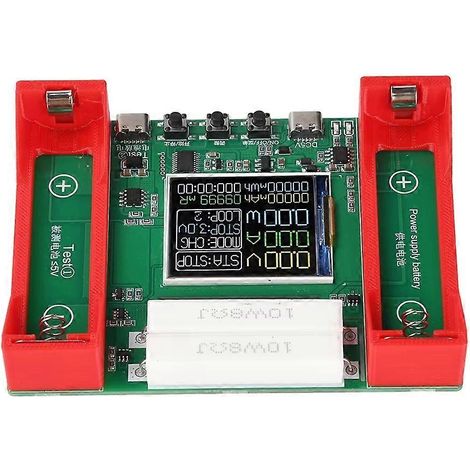 21700 DC5V 2-Draht-Ternär-Lithiumbatterietester: automatisches Laden und Entladen, elektronische Batteriekapazitätsprüfung. (1/5)