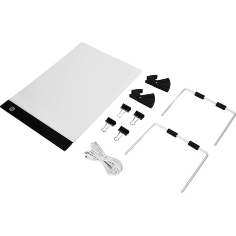 LED-Kopiertisch mit sanftem Licht und Dimmfunktion, ideal für Strassmalerei, DIY-Bastelarbeiten und Kalligrafie. (1/5)
