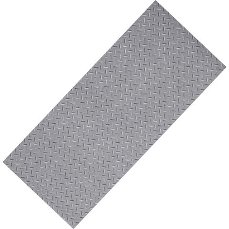 Mophorn Garagenbodenmatte, 2280 x 6100 mm rutschfeste Matte, PVC-Noppenmatte mit doppelseitigem Klebeband, 2,2 mm dick, Bodenschutzmatte für Lager und Fitnessstudios, silbergrau