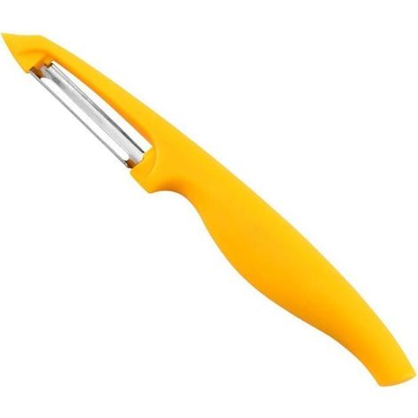 Éplucheur Professionnel en Acier Inoxydable, Éplucheur de Pommes de Terre avec Poignée Ergonomique PORTE-GOBELET (1/5)
