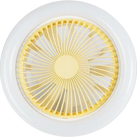 E27-Lampenkopf, multifunktionale Deckenventilatorleuchte mit 3 Geschwindigkeitsstufen, kleine Deckenventilatorleuchte für Kinderzimmer/Schlafzimmer