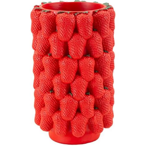 Vaso decorativo in polyresina da interno Strawberry (1/5)