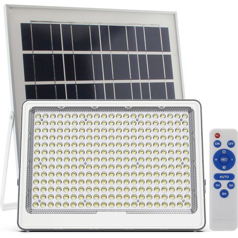 Proyector LED SOLAR PRO 200W Litio 3,2V - 25000mAH, Blanco frío
