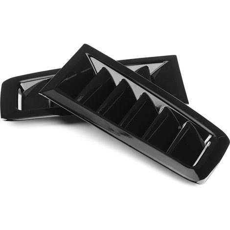 ABS-Motorhauben-Lüftungsschlitze, modifiziertes Zubehör, passend für Ford Focus RS MK2, glänzend schwarz (1/5)