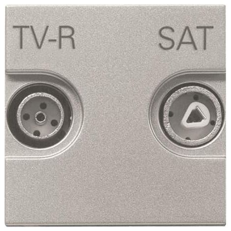 Zenit Prise Tv/R/Sat Terminale 2 Modules Platine 2CLA225170N1301 ABB N2251.7PL