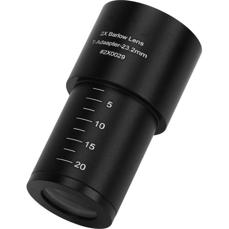 Objectif de microscope universel en alliage d'aluminium, grossissement 2X, 23,2 mm, pour microscope biologique (1/5)
