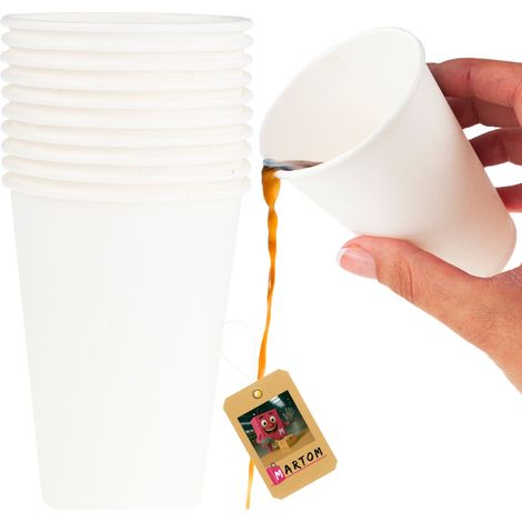 ARP0844 Lot de 10 gobelets en papier 200 ml (1/5)