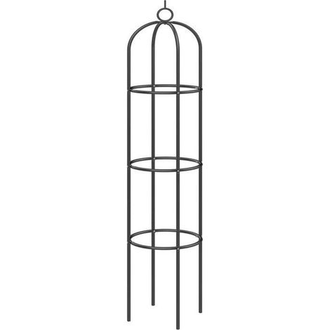 Pergola obelisque - NATURE - 190 x 40 x 40 cm (1/3)