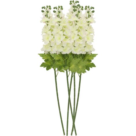 Fleurs Artificielles Violettes - Matériau Durable Réaliste - Décoration Mariage Maison Bureau - Lot De 1 (1/5)