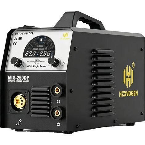 Saldatrice MIG, 5 funzioni in 1, comandi intuitivi, MIG250DP, spina europea 220V-240V (1/5)