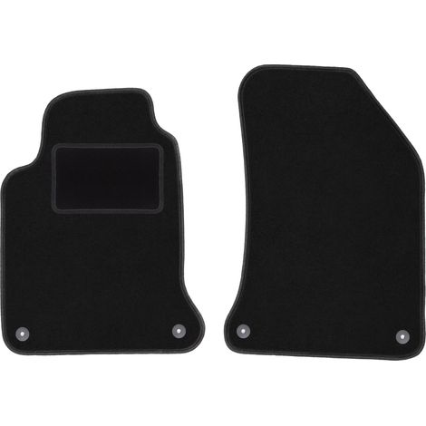 Tapis avant noirs pour Renault Laguna II break, liftback (2001-2007) (1/5)