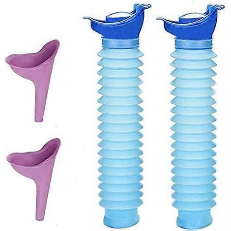 Emergency Toilet, Urinal, Outdoor Urinal, Funnel, 4 Retractable Mobile Toilets, Unisex Bedpan, Urination Device (1/5)