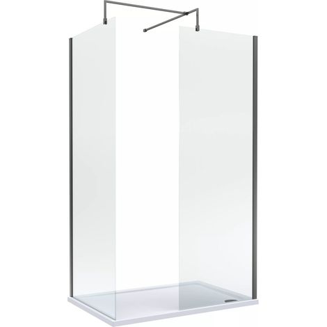 Balterley 1200x700 Wetroom Screen, Tray & Waste