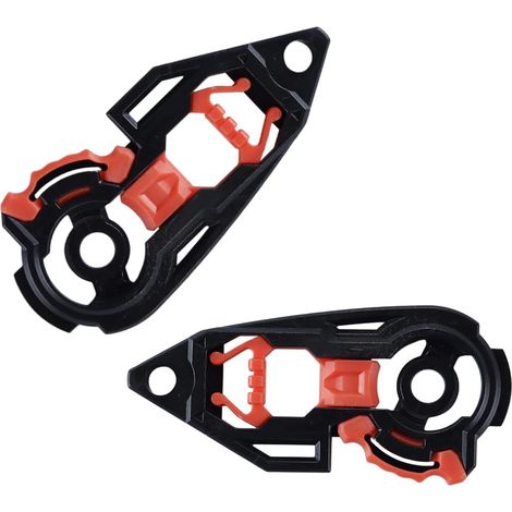 1 Pair Helmet Visor Base Tools, Plastic Gear Plate Set for K1 K3sv K5 (with Screw) (1/5)