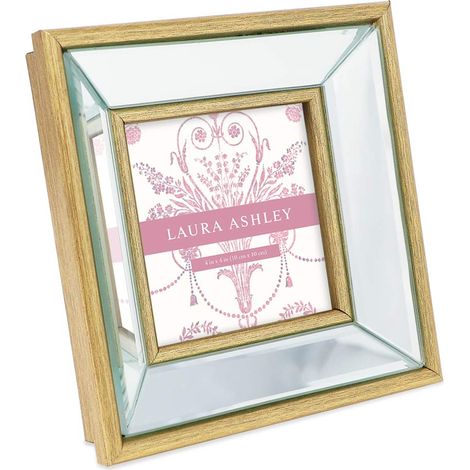 Cadre photo avec miroir biseauté argenté de 20,3 x 25,4 cm, cadre classique avec angle incliné profond, montage mural, pour affichage de table, galerie de photos et art mural, 20,3 x 25,4 cm, argenté (1/5)