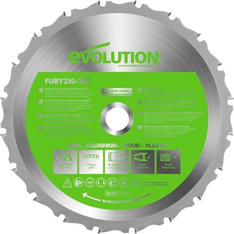 Evolution Disco multifunzione FURY 210 mm (1/4)