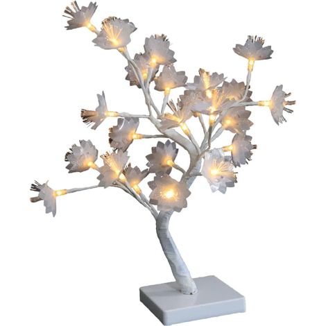 De Chevet Led Forme Arbre Fibre Optique Usb Lumi re De Nuit (1/5)