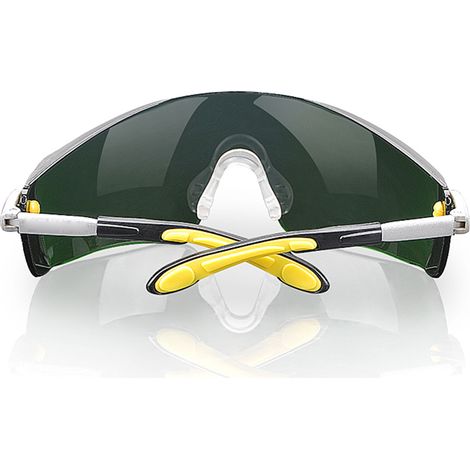 Lunettes de soudure anti-buée anti-rayures résistantes aux chocs protection UV rouges jambes réglables lunettes soudeur PVC PC (1/5)
