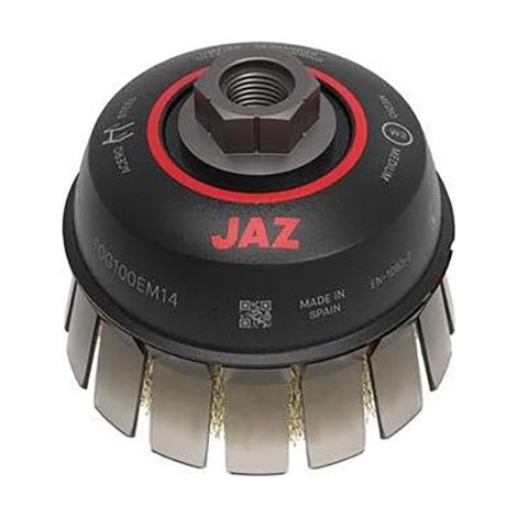 Spazzola a tazza in filo di ottone m-14 hscg0075em14 jaz (1/2)