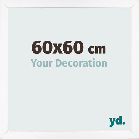 yd. - Cadre photo 60x60 - Blanc Mat - MDF - Bologna