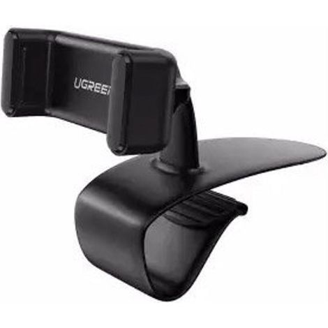 Supporto per telefono da auto morsetto per cruscotto nero