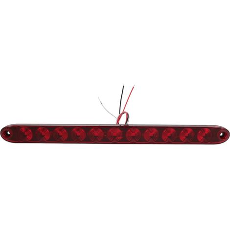 Feu Stop Surélevé Led Pour Voiture Troisième Feu Stop Universel 11 Leds Rouge Bande Lumineuse Arrière Étanche Anti-Chocs Pour Suv Camion Remorque Sécurité De Conduite De Nuit (1/5)