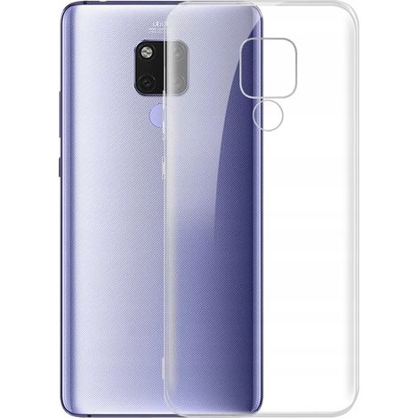 COVER POSTERIORE TRASPARENTE PER HUAWEI MATE 20 + VETRO (1/5)