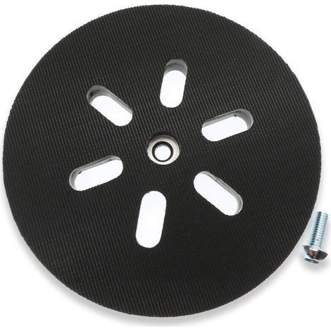 Disque Abrasif 150 mm Plateau Ponceuse Compatible avec Bosch GEX 150, GEX 150 AC, GEX 150 Turbo Ponceuse Dureté,Plateau et patin de ponçage aiperq (1/4)