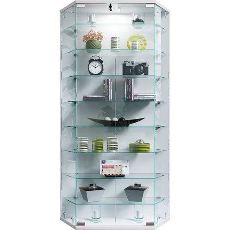 Vetrina espositore a parete in vetro Benila XL 114x83x17 - VCM