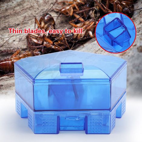 Piège à cafards réutilisable non toxique, boîte anti-insectes efficace pour maison, cuisine et intérieur, attrape-blatte durable (1/5)