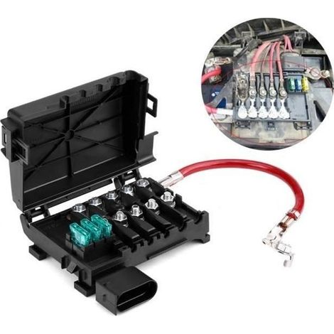 Boîte à fusibles de batterie pour VW Jetta Golf Mk4 Beetle 99-04 1J0937550A -TAM (1/4)