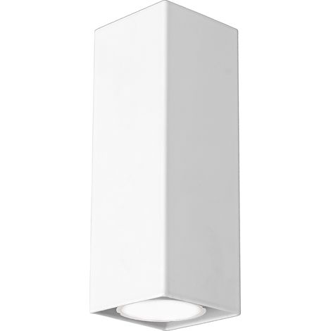 Applique murale minimaliste blanche 19 cm GU10 Luminex