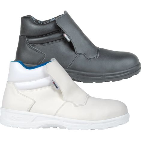 Scarpe Antinfortunistiche Alte Senza Lacci Cofra Lamar S2 Bianco 41