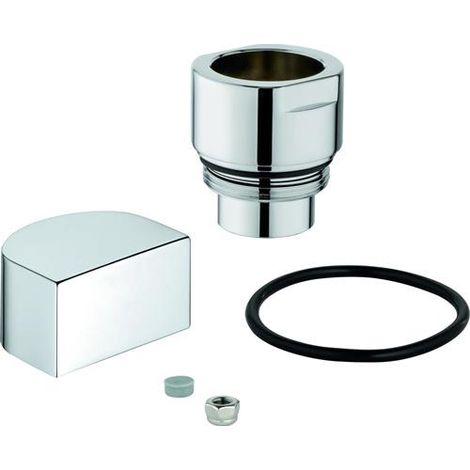 Bouton de changement 48494 pour combinaisons de baignoires à 3 et 4 trous, chromé