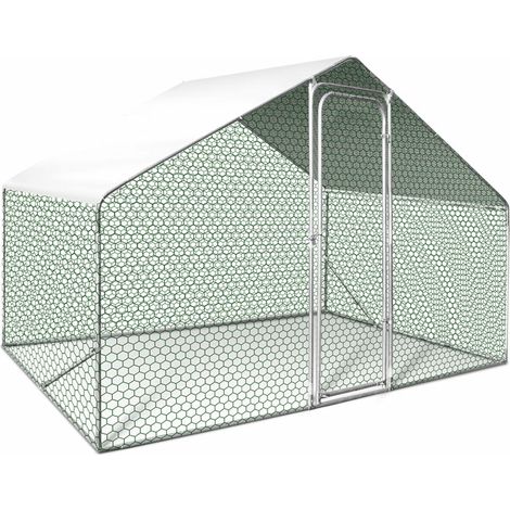 Enclos poulailler - Pajarera exterior - 6M² cercada con alambre
