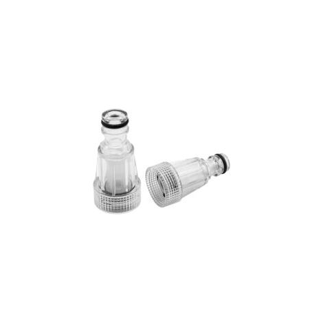 filtri per l'acqua per idropulitrice ad alta pressione, raccordi da giardino, compatibili con connettori da giardino, trasparenti