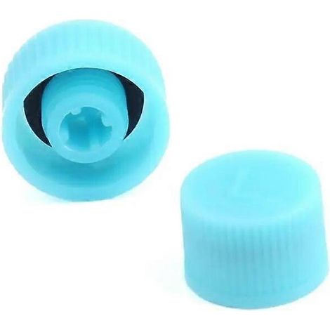 Lot de 2 bouchons de protection contre la poussière pour réfrigérant de climatiseur, bouchons pour ports haute et basse pression, accessoires auto (1/5)