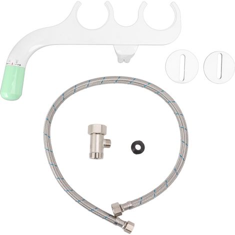 Lavette bidet ultra fine, fixation facile, kit de lavage pour WC avec raccord cuivre 7/8, installation simple. (1/5)