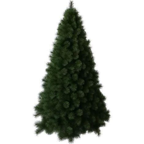 Albero di Natale Alto 240 cm Folto Verde Base 160 cm Rami Realistici