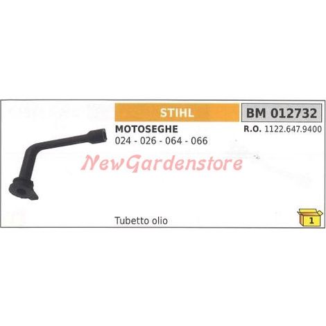 Manguera de aceite para motosierra STIHL 024 026 064 066 012732