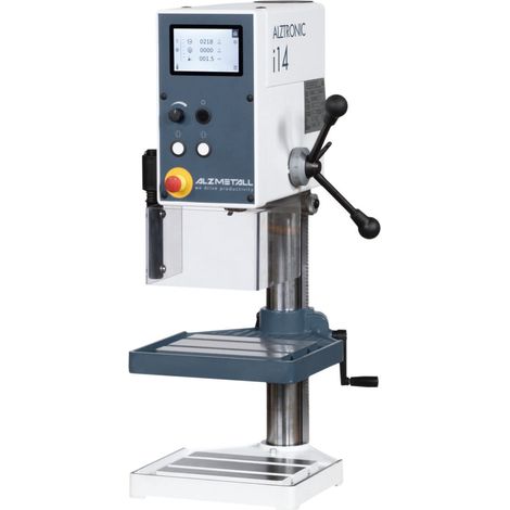 Alzmetall Tischbohrmaschine ALZTRONIC i14 mm mit Drehzahleingabe