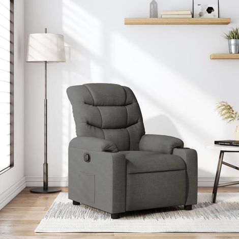 Fauteuil relax, Fauteuil inclinable gris foncé tissu pwfn56098 MaiosnChic (1/5)