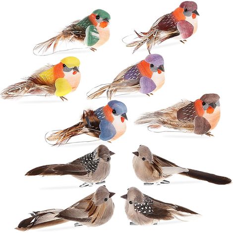 Stück Simulierter Vogel Ornament Dekorative Vögel Simulation
