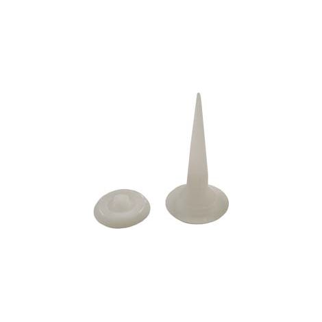 BECCUCCIO RICAMBIO PER PISTOLA SILICONE IN ALLUMINIO - 10 pezzi ALTE