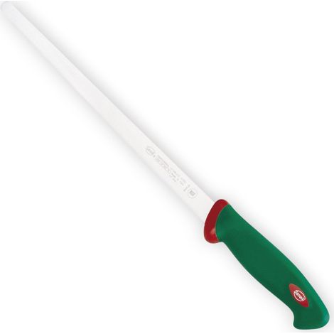 Coltello professionale da cucina con lama 28 cm per taglio prosciutto e altri salumi Sanelli (1/2)