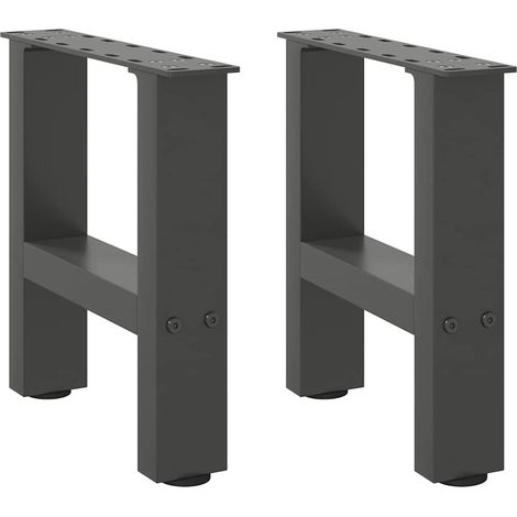 Maison Exclusive - Couchtischbeine Anthrazit 2 Stk. 40x(30-31) cm