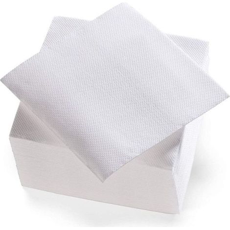 Serviette - GAPPY - 40 Grandes - Aspect Tissu - Couleur Blanc (1/2)